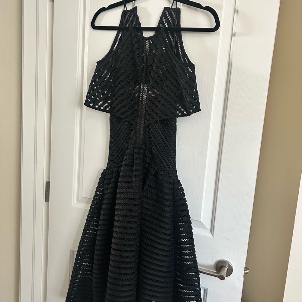 Self-Portrait Black Backless Dress